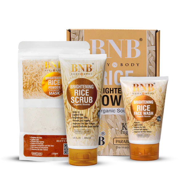 BNB Rice Extract Bright & Glow Kit